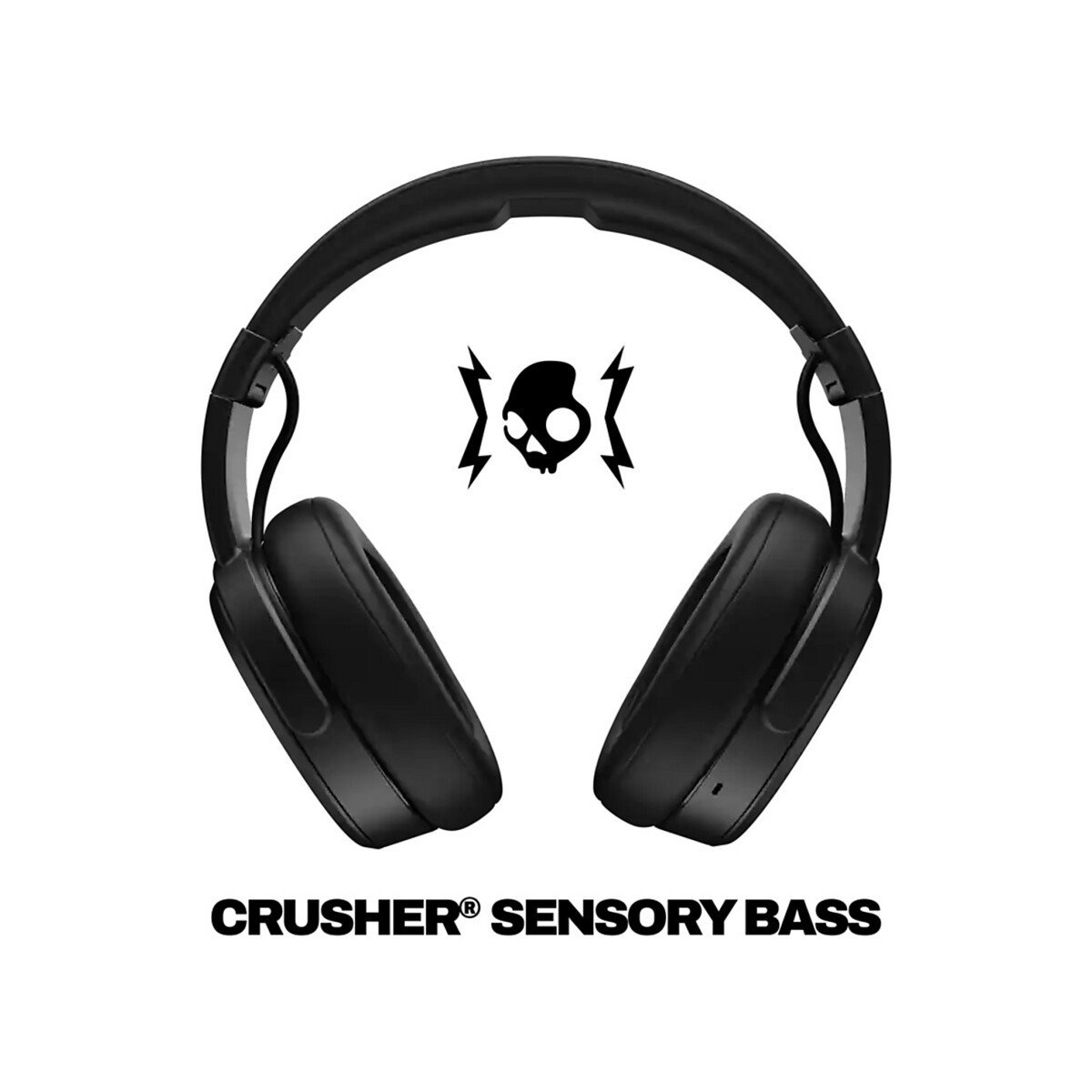 Skullcandy - Crusher 3.0 Wireless Over-the-Ear Heaphones - Black