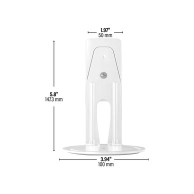 Sanus - Fixed Wall Mount for Sonos Era 100 - White