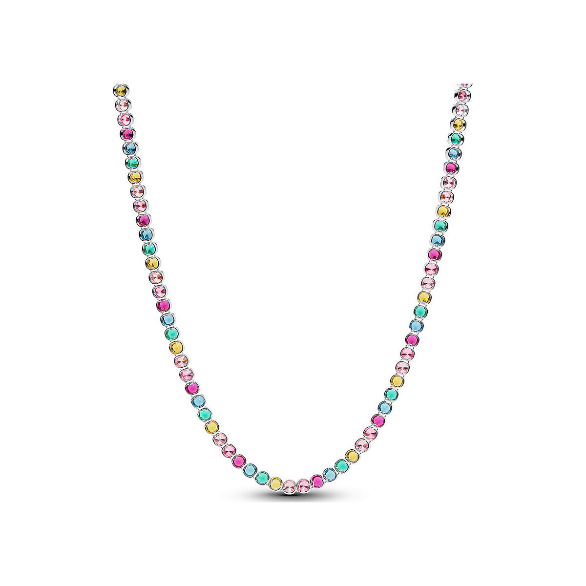 Rainbow Tennis Necklace
