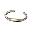 Entwined Two-Tone Open Bangle Entwined Two-Tone Open Bangle