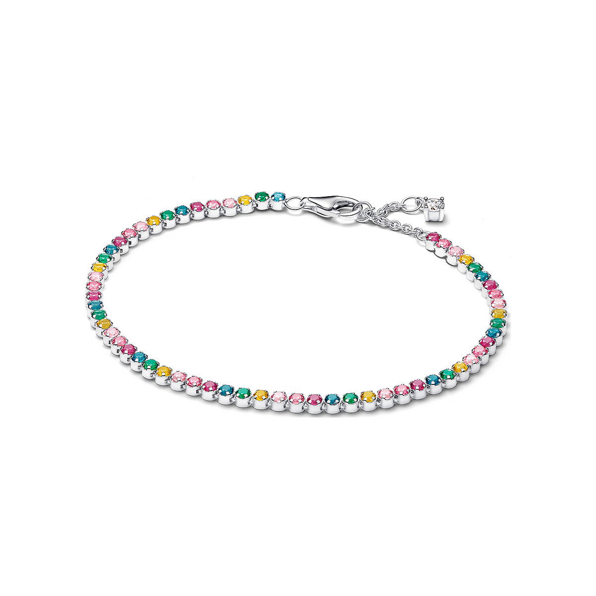 Rainbow Tennis Bracelet