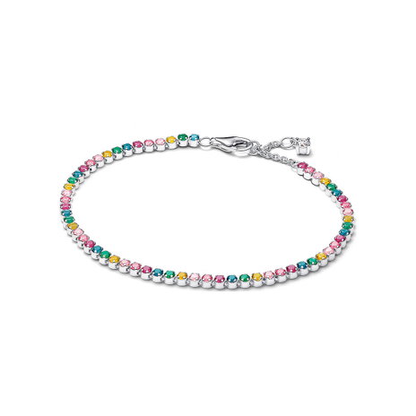 Rainbow Tennis Bracelet
