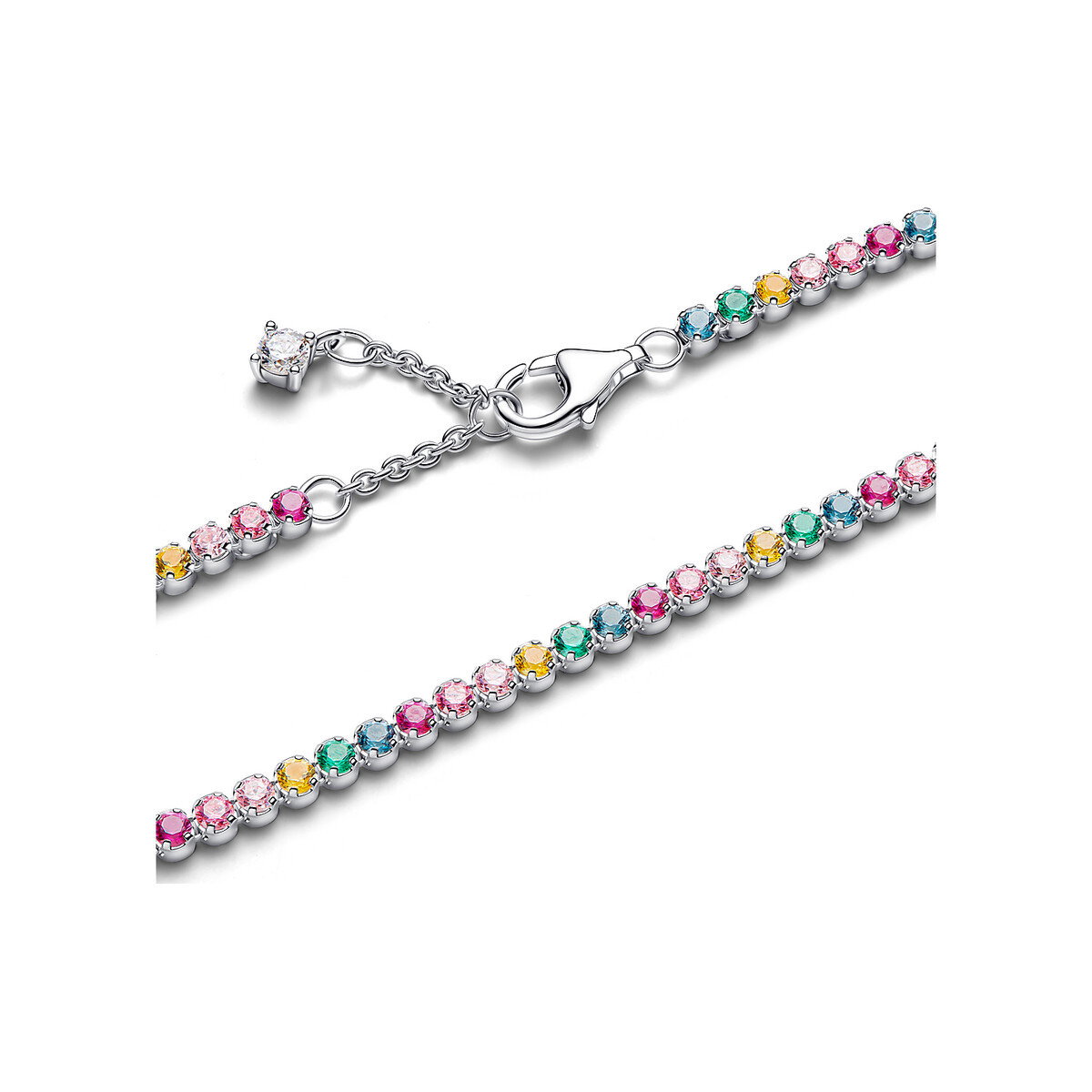 Rainbow Tennis Bracelet