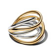 Two-Tone Entwined Band Ring Two-Tone Entwined Band Ring