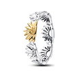 Sunflower Two-Tone Band Ring Sunflower Two-Tone Band Ring