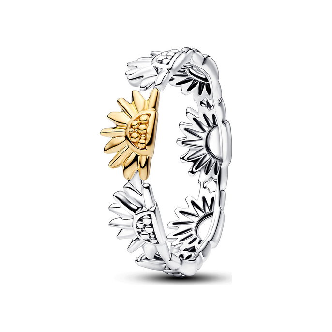Sunflower Two-Tone Band Ring Sunflower Two-Tone Band Ring
