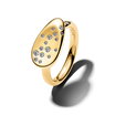 Small Stone-Set Oval Signet Ring Small Stone-Set Oval Signet Ring