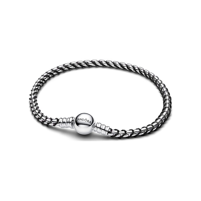 Black Cord Box Chain Bracelet