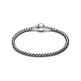 Black Cord Box Chain Bracelet Black Cord Box Chain Bracelet