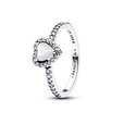 Elevated White Heart Ring Elevated White Heart Ring
