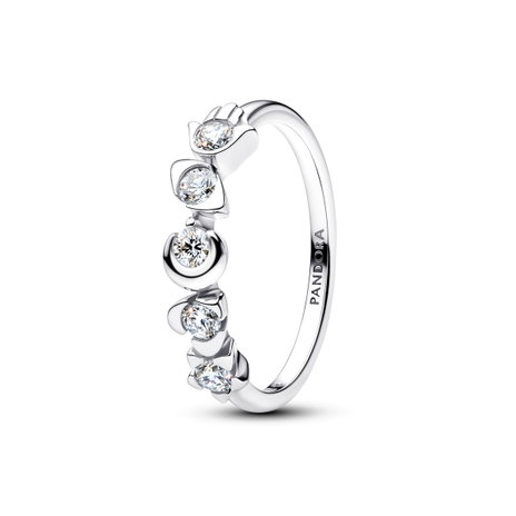 Pandora Talisman Sterling Silver Lab-Grown Diamond Symbols Ring