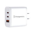 Charge Worx - 48W Dual Port USB-A & USB-C PD Wall Charger Charge Worx - 48W Dual Port USB-A & USB-C PD Wall Charger