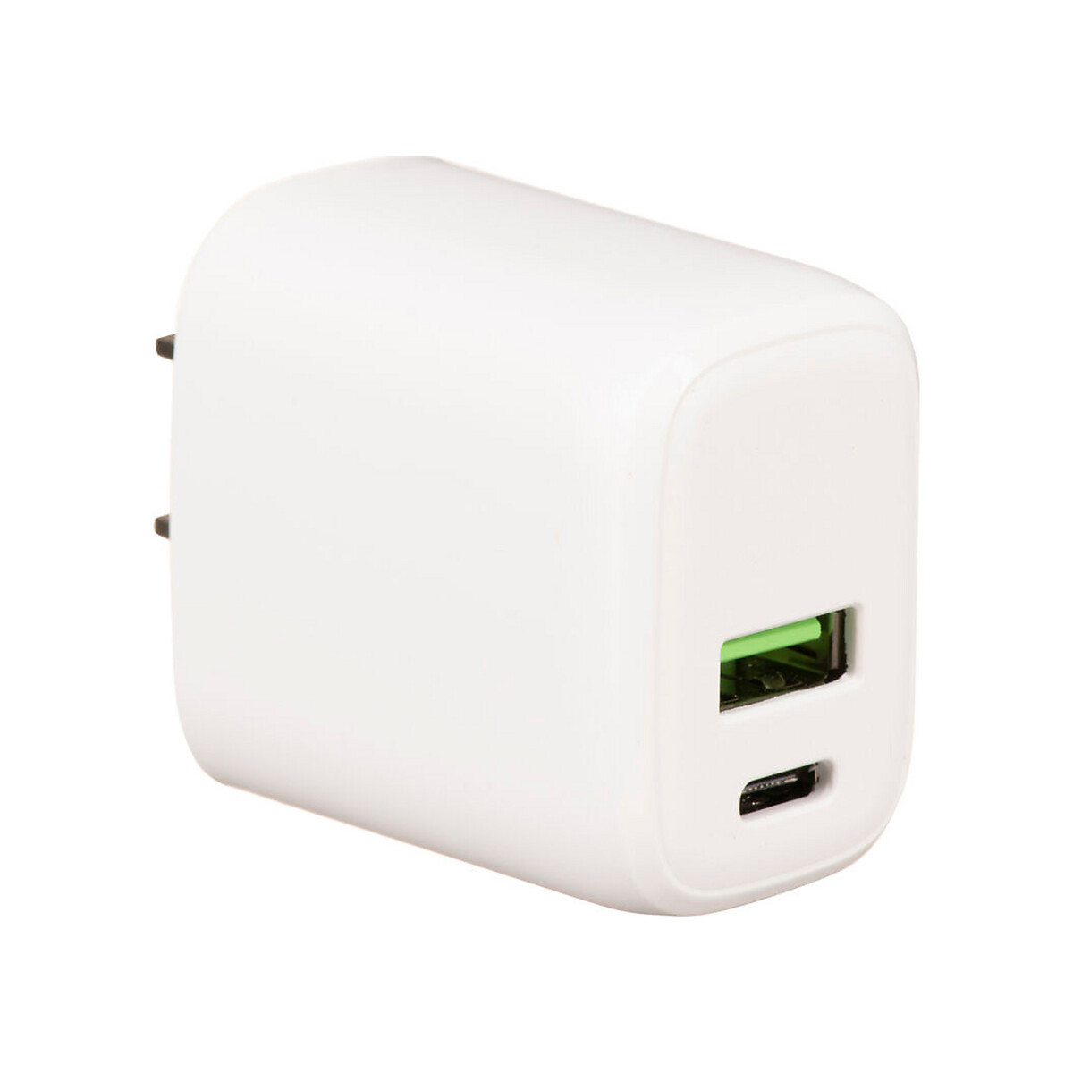 Charge Worx - Dual Port PD Wall Charger with 6ft Cable