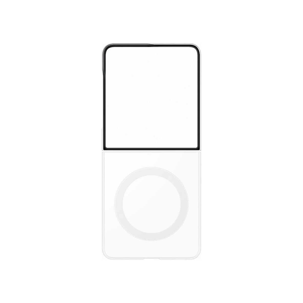 Samsung - Clear Magnet Cover for Galaxy Z Flip 8 - Clear
