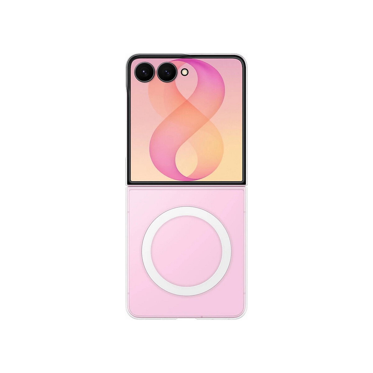 Samsung - Clear Magnet Cover for Galaxy Z Flip 8 - Clear