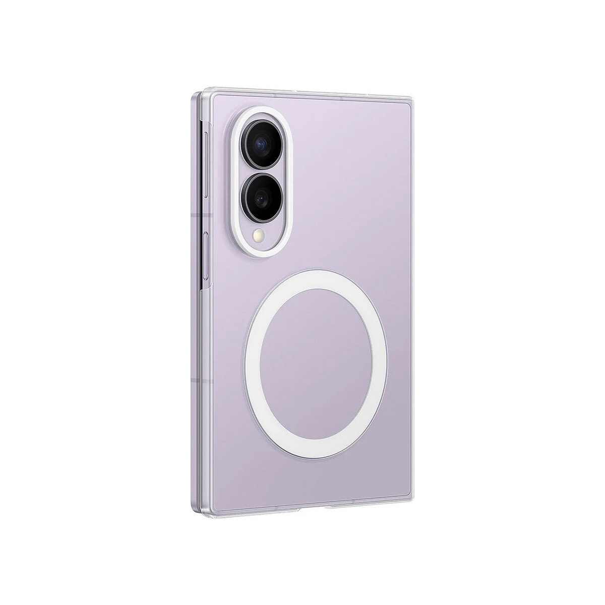 Samsung - Clear Magnet Cover for Galaxy Z Fold 8 - Clear