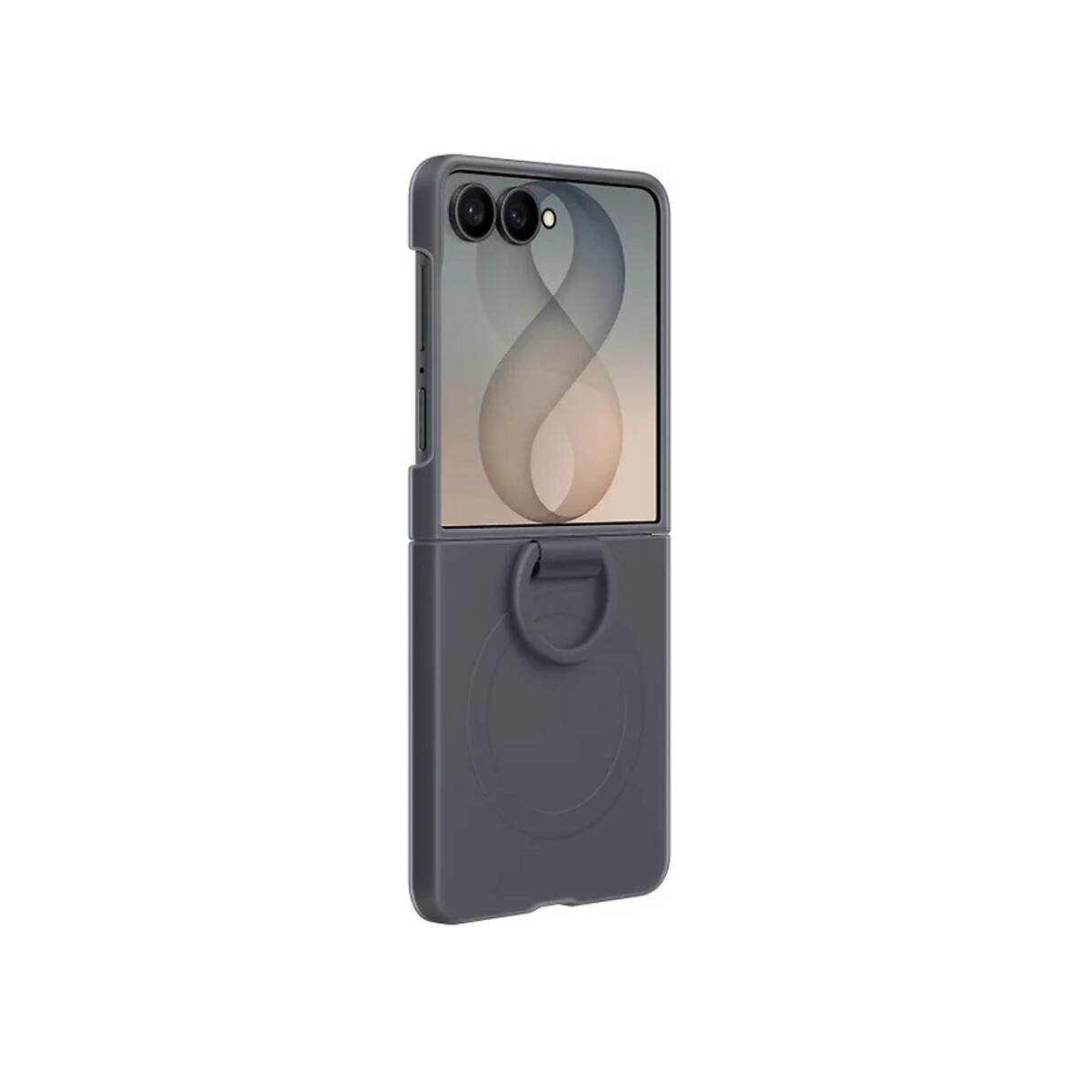 Samsung - Ring Magnet Cover for Galaxy Z Flip 8 - Black
