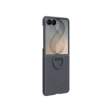 Samsung - Ring Magnet Cover for Galaxy Z Flip 8 - Black