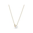 Beads & Pavé Interlocking Circles Necklace Beads & Pavé Interlocking Circles Necklace