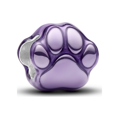 Purple Paw Mini Charm