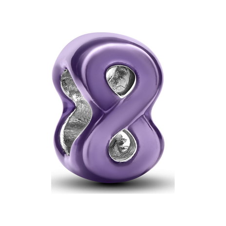 Purple Infinity Mini Charm