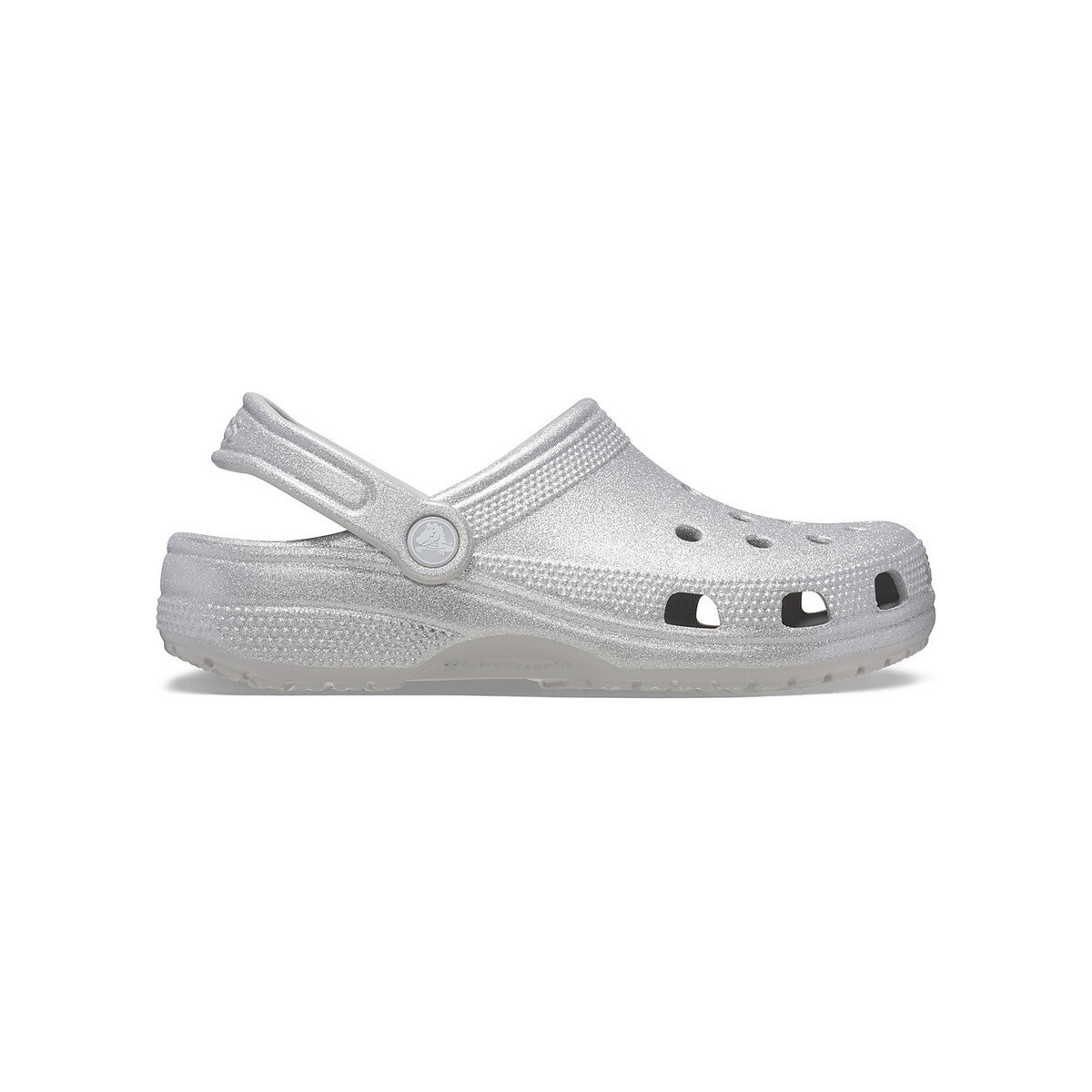 CLASSIC GLITTER CLOG - SILVER GLITTER