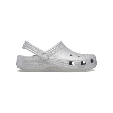CLASSIC GLITTER CLOG - SILVER GLITTER