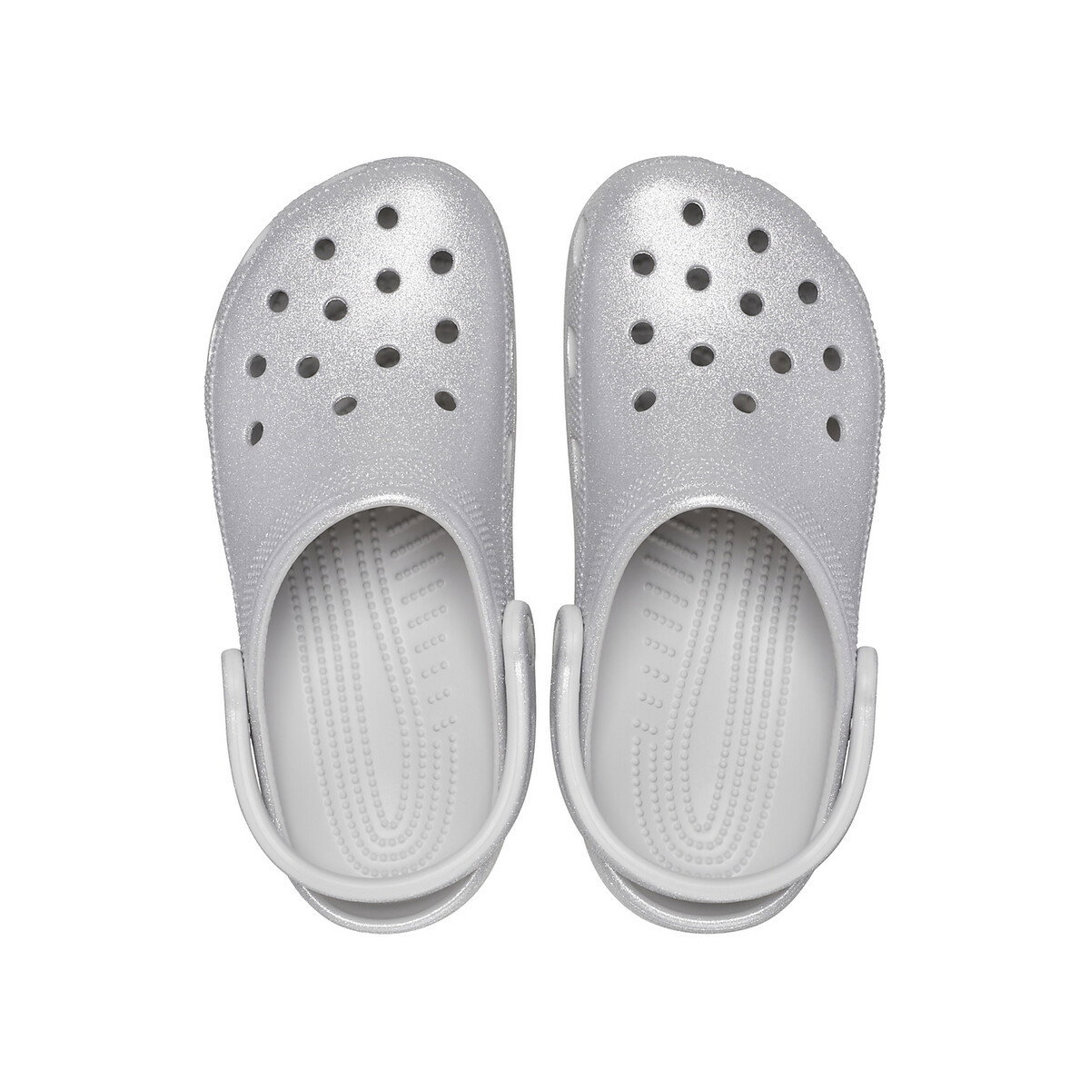 CLASSIC GLITTER CLOG - SILVER GLITTER