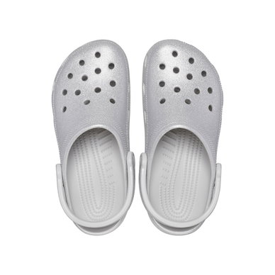 CLASSIC GLITTER CLOG - SILVER GLITTER