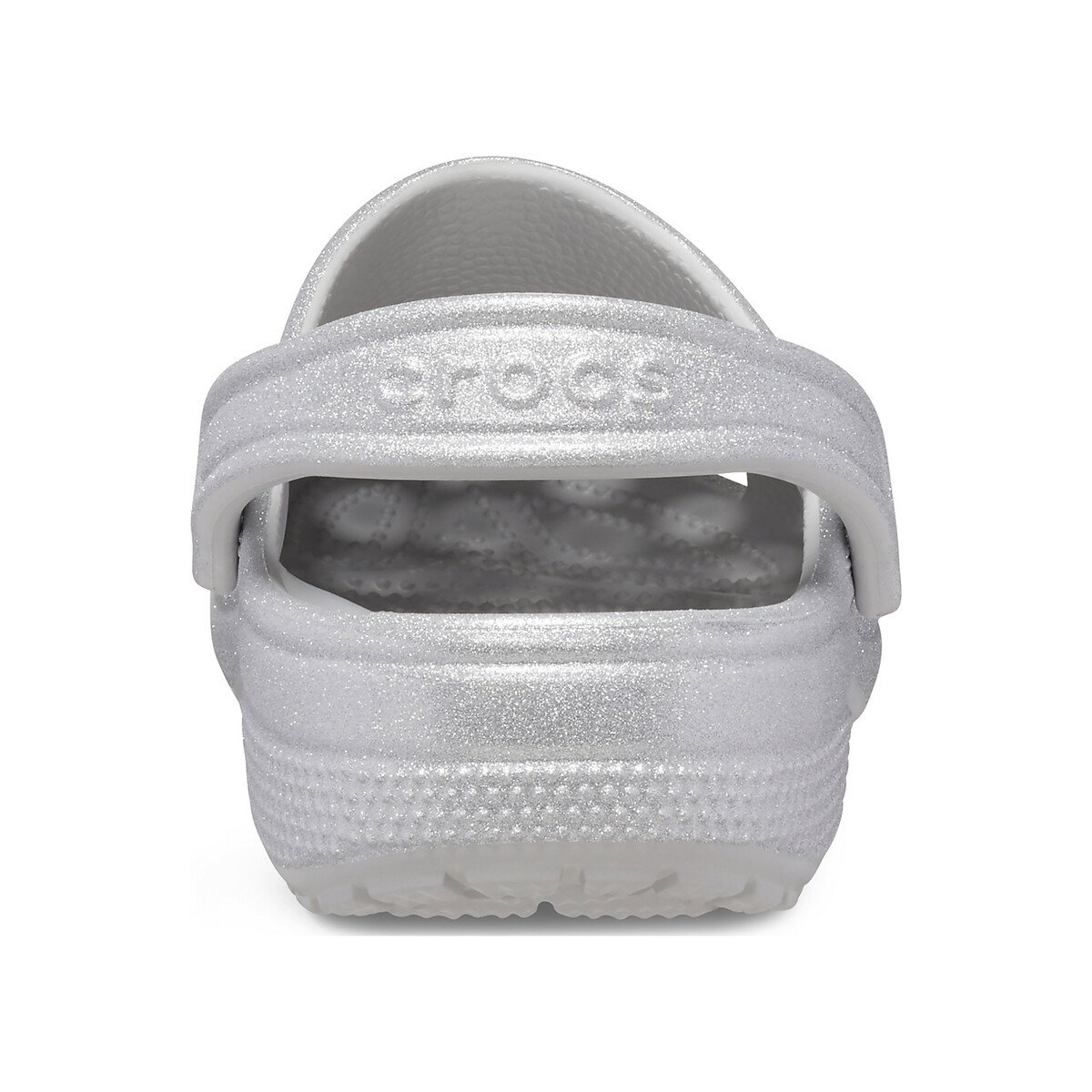 CLASSIC GLITTER CLOG - SILVER GLITTER