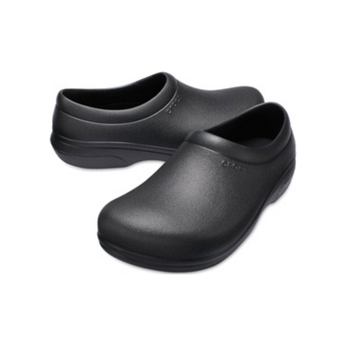 ON THE CLOCK WORK SLIP-ON - BLACK