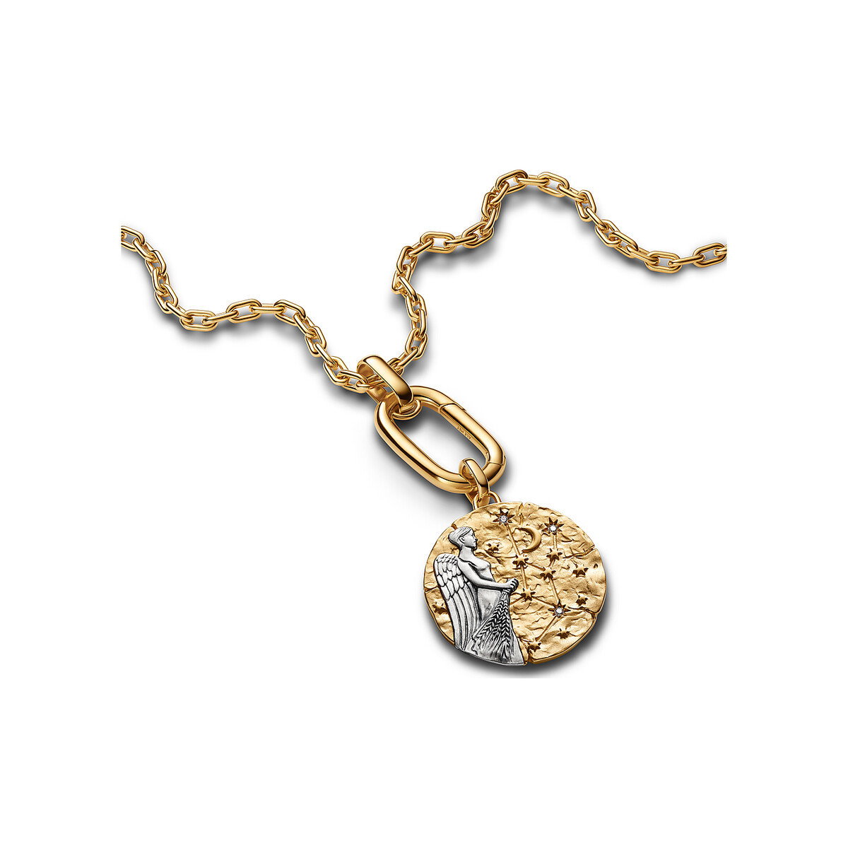 Virgo Zodiac Oversized Medallion Charm