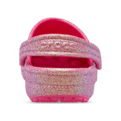 CLASSIC IRIDESCENT GLITTER CLOG TODDLERS - DUSTY GRAPEFRUIT