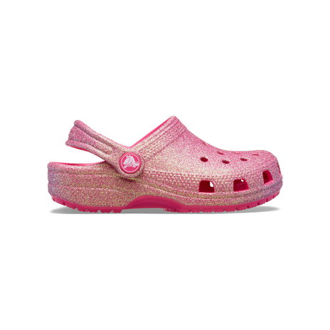 CLASSIC IRIDESCENT GLITTER CLOG KIDS - DUSTY GRAPEFRUIT