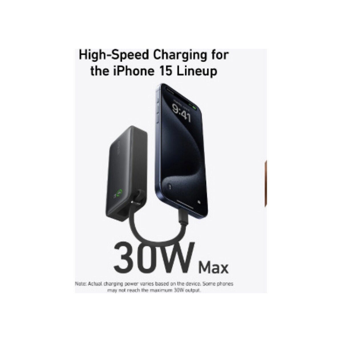 Anker - Powerbank 10K 30W Cable C - White