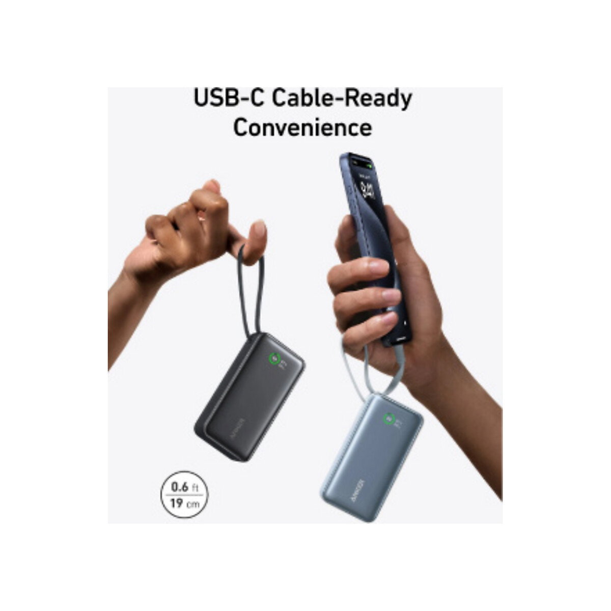 Anker - Powerbank 10K 30W Cable C - White