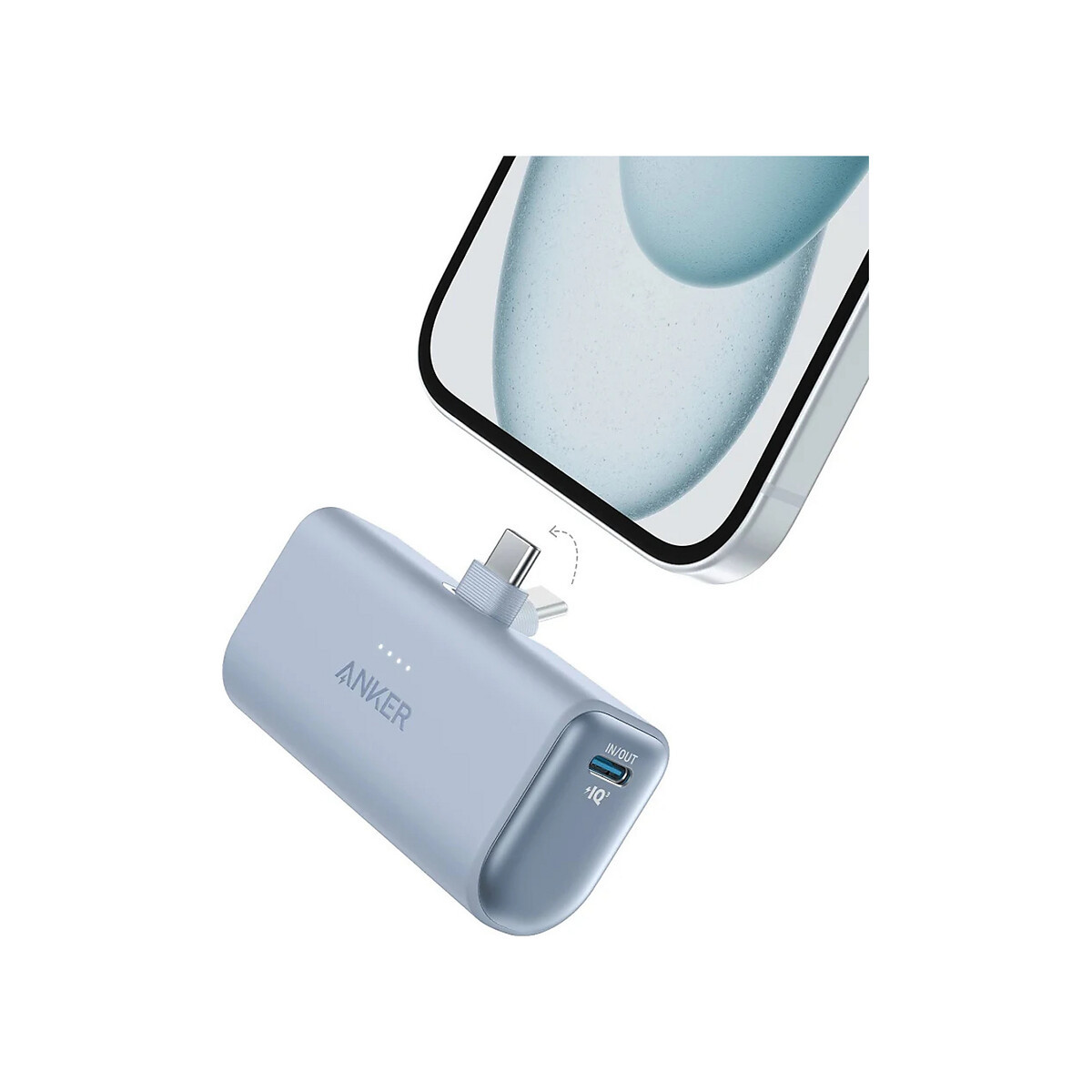 Anker - Nano Power Bank Blt In 22.5W USB C Cone