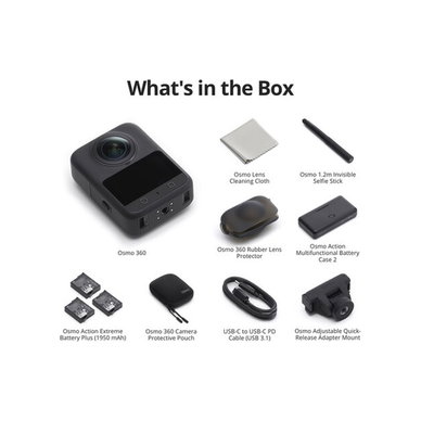 DJI - Osmo 360 Action Camera, Adventure Combo