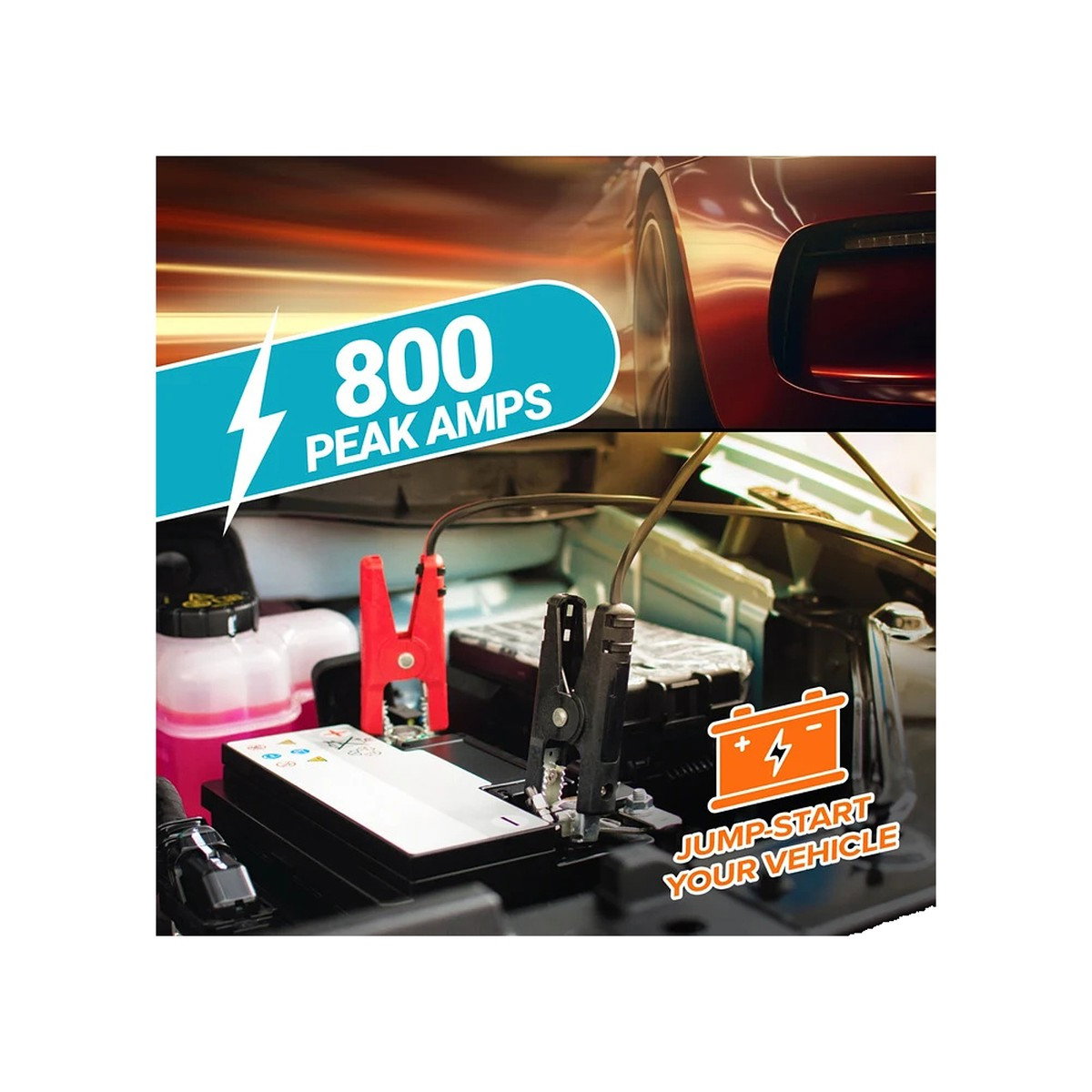 Armor - 800A 7200MAH Jump Starter