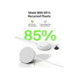 Belkin - Qi2 25W Single Wireless Charging Pad with Kickstand - White Belkin - Qi2 25W Single Wireless Charging Pad with Kickstand - White
