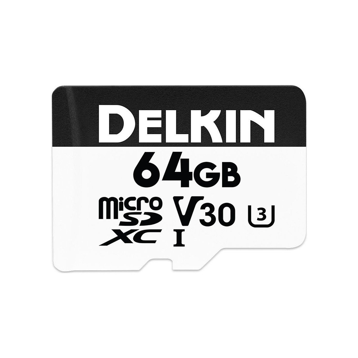Delkin Devices - 64GB microSDXC U3 Memory Card with Adapter