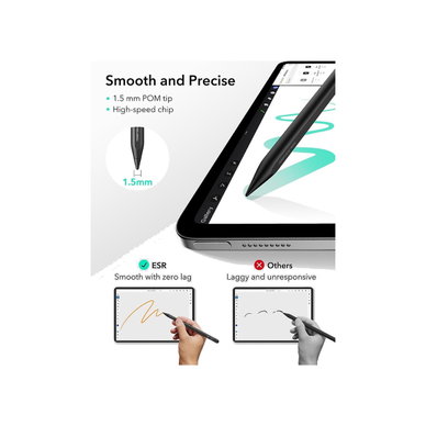 ESR - Geo Pencil for Apple iPad - Black