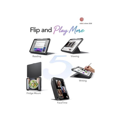 ESR - Flip Folio Case for iPad 12 (A18, 2026) and iPad 11 (A16, 2025)