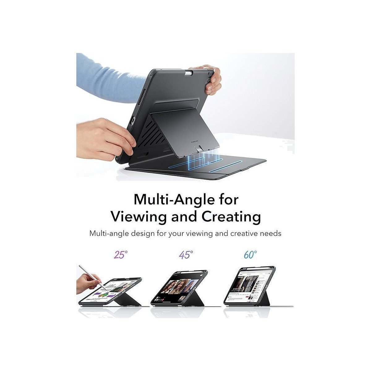 ESR - Flip Folio Case for iPad 12 (A18, 2026) and iPad 11 (A16, 2025)