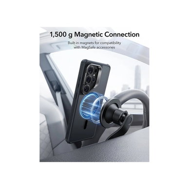 ESR - Classic Hybrid Magnetic Case (Stash Stand) for Galaxy S26 Ultra - Frosted Black