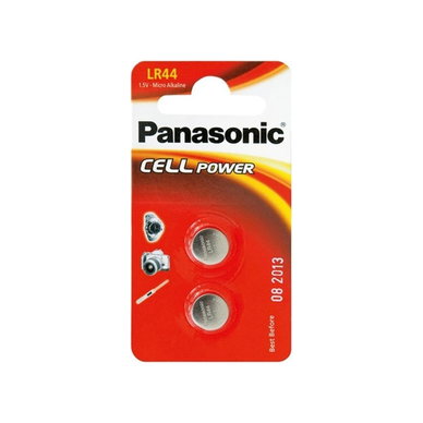 Panasonic - Battery, Micro Alkaline 1.5v, LR44
