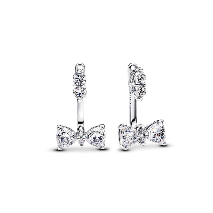 Sparkling Bow Drop Earrings Sparkling Bow Drop Earrings