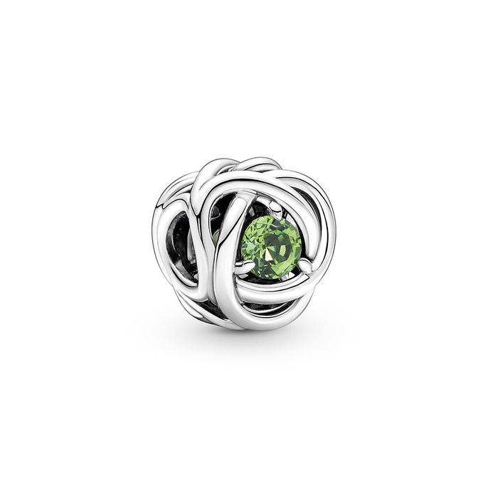 Spring Green Eternity Circle Charm Spring Green Eternity Circle Charm