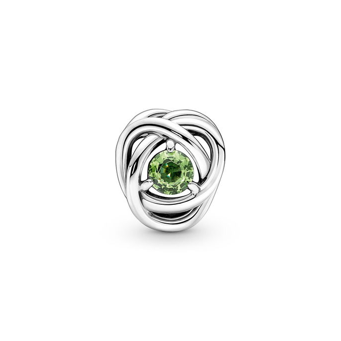 Spring Green Eternity Circle Charm Spring Green Eternity Circle Charm