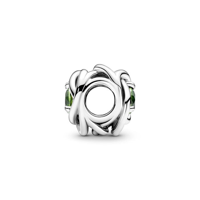 Spring Green Eternity Circle Charm Spring Green Eternity Circle Charm